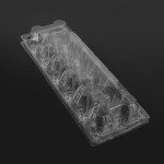 Betose Egg Cartons Plastic Disposable Egg Tray Egg Carton Holder Clear Egg Tray Holder for Refrigerator Groceries