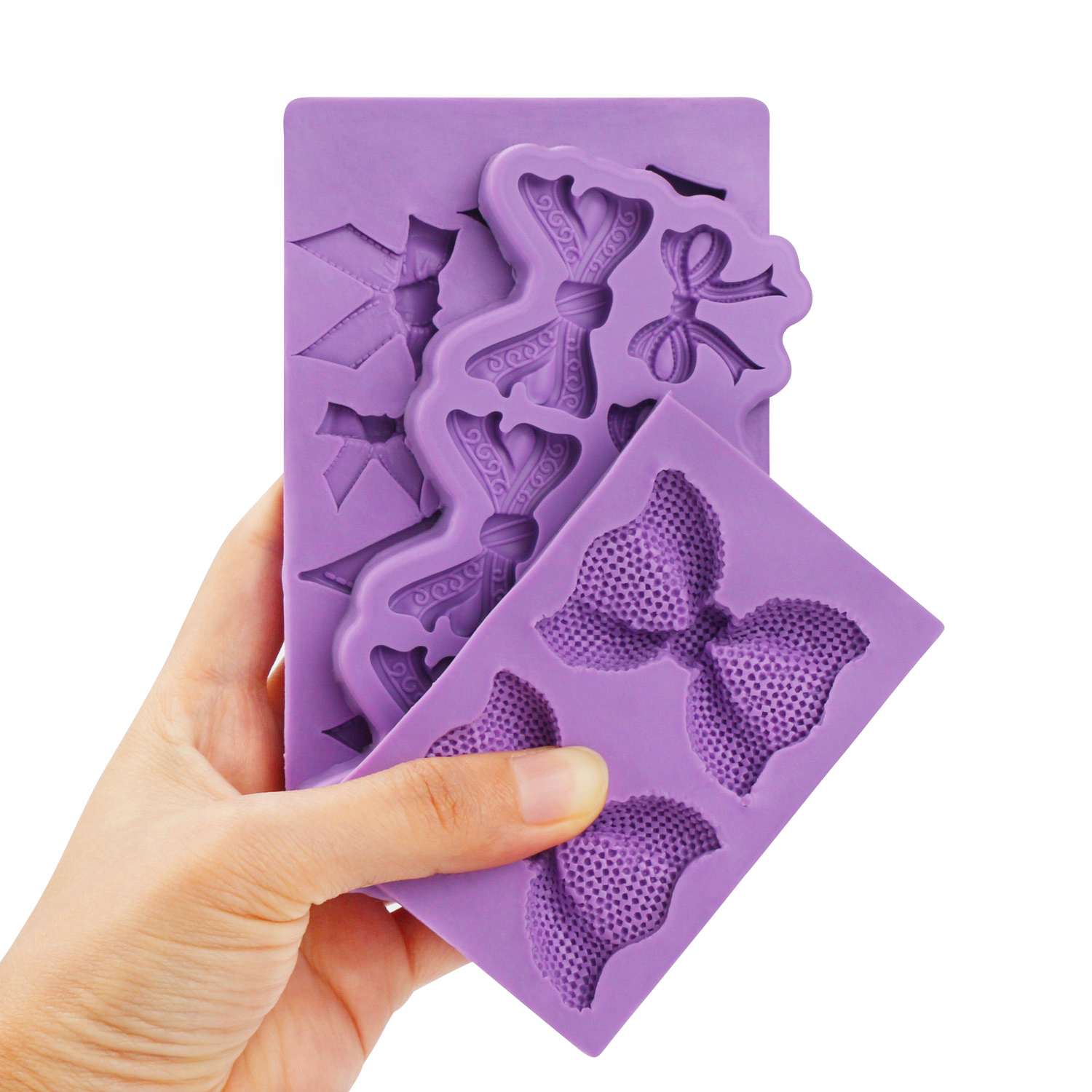 Lilac Flowers Silicone Mold DIY Cake Border Decoration Sugarcraft Polymer  Clay Crafts Mould 
