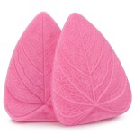  Beasea Cake Decorating Kit 6 Sets Leaves Petel Veiner Mold Silicone Sugarcraft Fondant Flower, Shells Molds Color Pink 