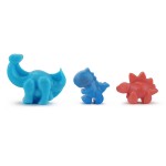  Beasea (2 Pack) Silicone Dinosaur Molds 3D Cake Mold Perfect for Dinosaur Gummies, Chocolates, Ice Cube Cake Decorations Baking Tools 