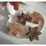 Snowflake Chocolate Mold 6-Cavity, 3D Silicone Mold for Mousse Candy Desserts, Fondant, Soap, Candle, Christmas Decor